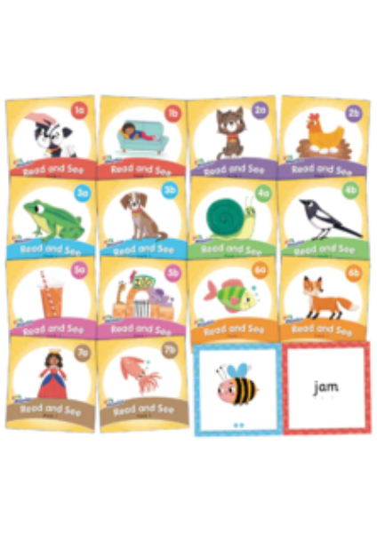 Jolly Phonics Read And See - Pack 1 (14 Titles) New Edition