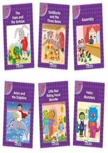Jolly Phonics Readers, General Fiction, Purple Level (Pack of 6)