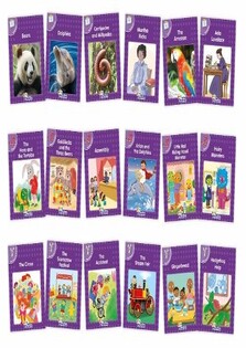 Jolly Phonics Readers, Complete Set, Purple Level (Pack of 18)