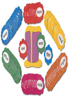 Jolly Phonics Tricky Word Wall Flowers (In Print Letters)