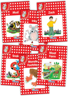 Jolly Phonics Readers - Inky & Friends - Red Level (Pack Of 6)
