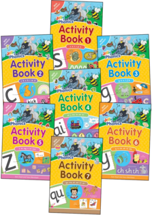 Jolly Phonics Activity Books - Set 1-7