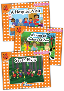 Jolly Phonics Readers - Set 5 - Orange Level (Pack Of 3)