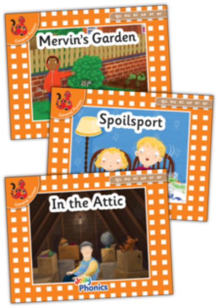 Jolly Phonics Readers - Set 7 - Orange Level (Pack Of 3)
