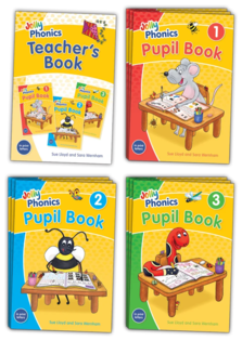 Jolly Phonics Class Set (30 Of Each Pupil Book 1 - 2 & 3 - Plus 1 Teacher's Book) In Print Letters