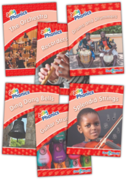 Jolly Phonics Readers - Our World Nonfiction - Red Level (Pack Of 6) New