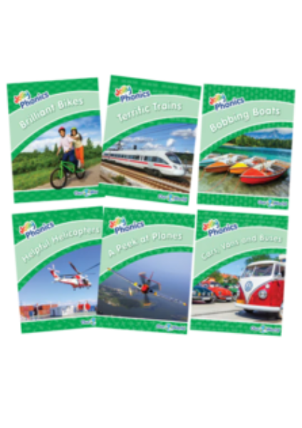Jolly Phonics Readers - Our World Nonfiction - Green Level (Pack of 6)