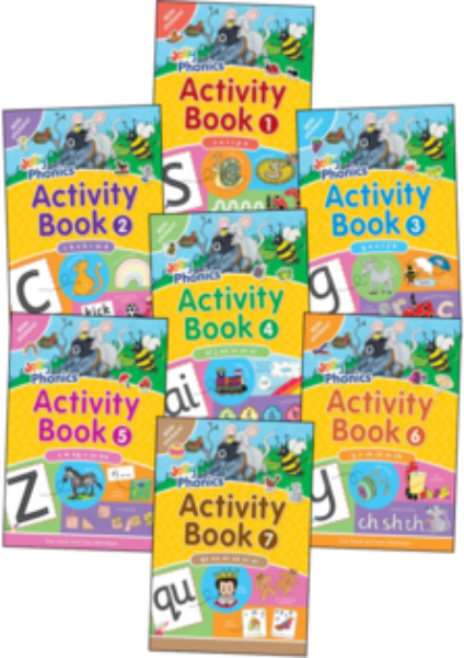 Jolly Phonics Activity Books - Set 1-7