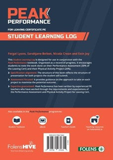Peak Performance Student Learning Log