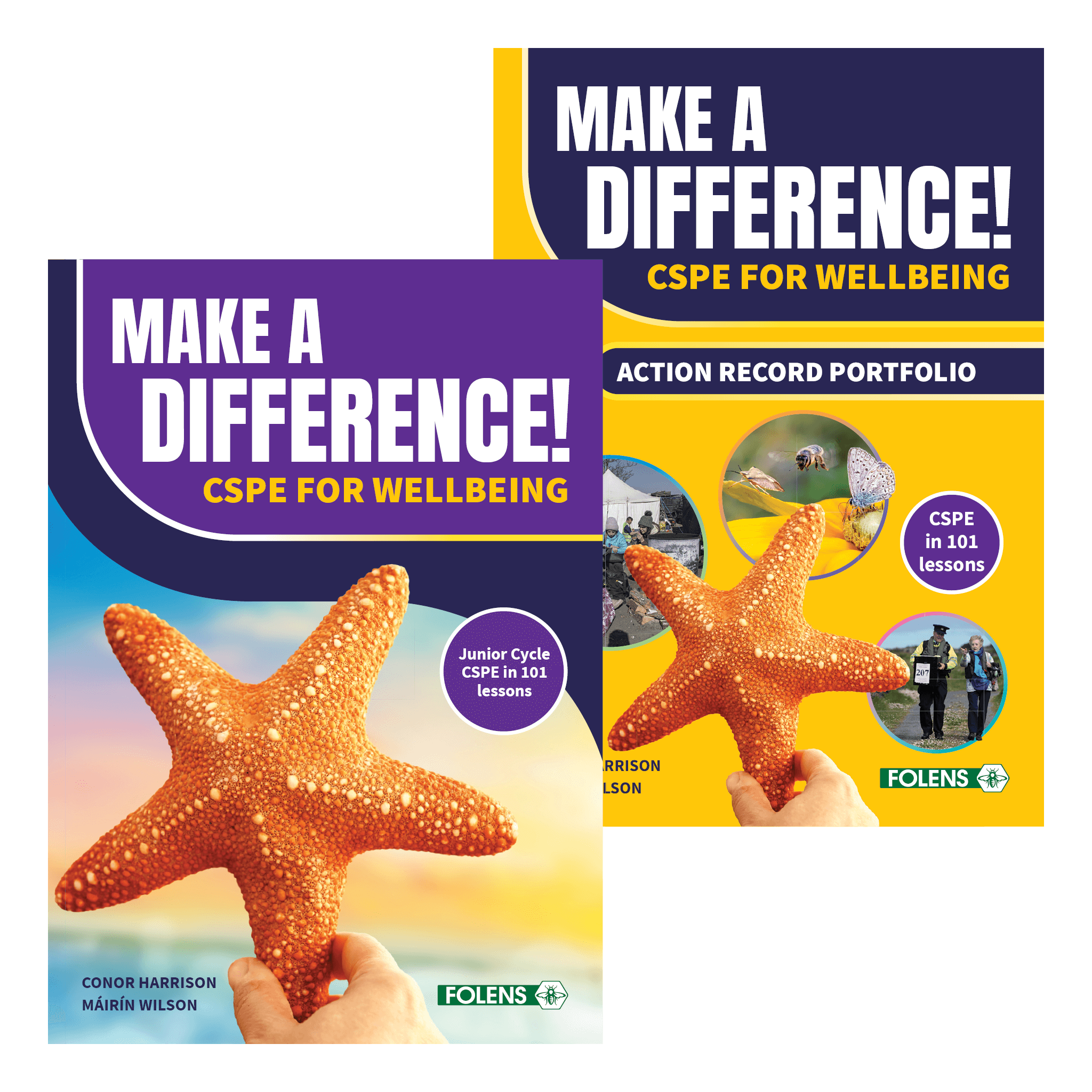 Make a Difference CSPE for Wellbeing Set (TB & Action Record Portfolio ...
