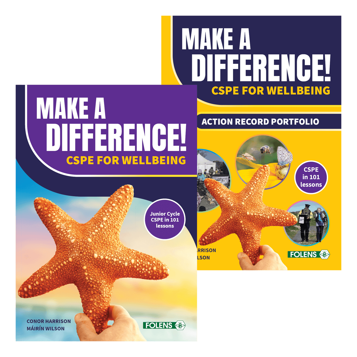 Make a Difference CSPE for Wellbeing Set (TB & Action Record Portfolio)