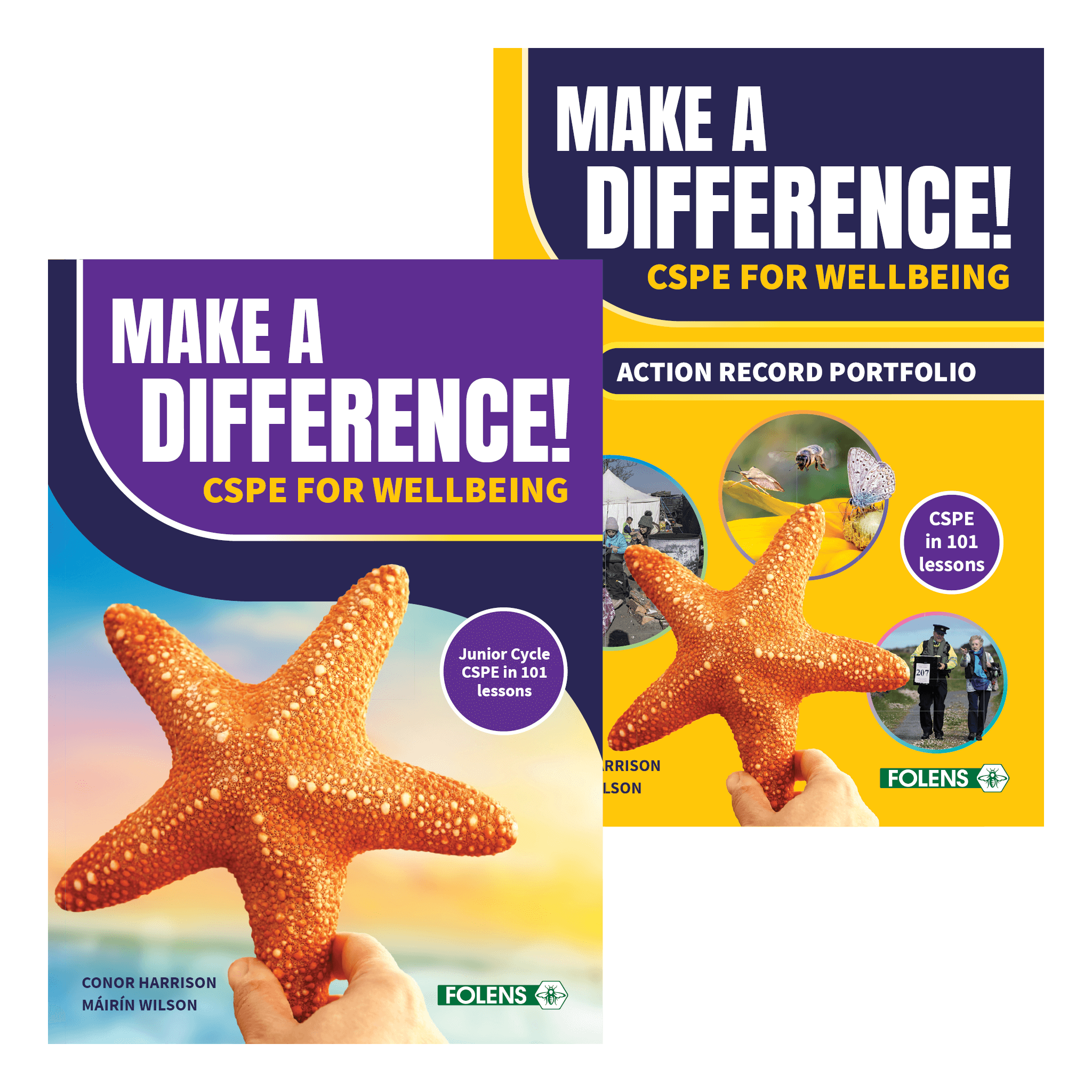 Make a Difference CSPE for Wellbeing Set (TB & Action Record Portfolio)